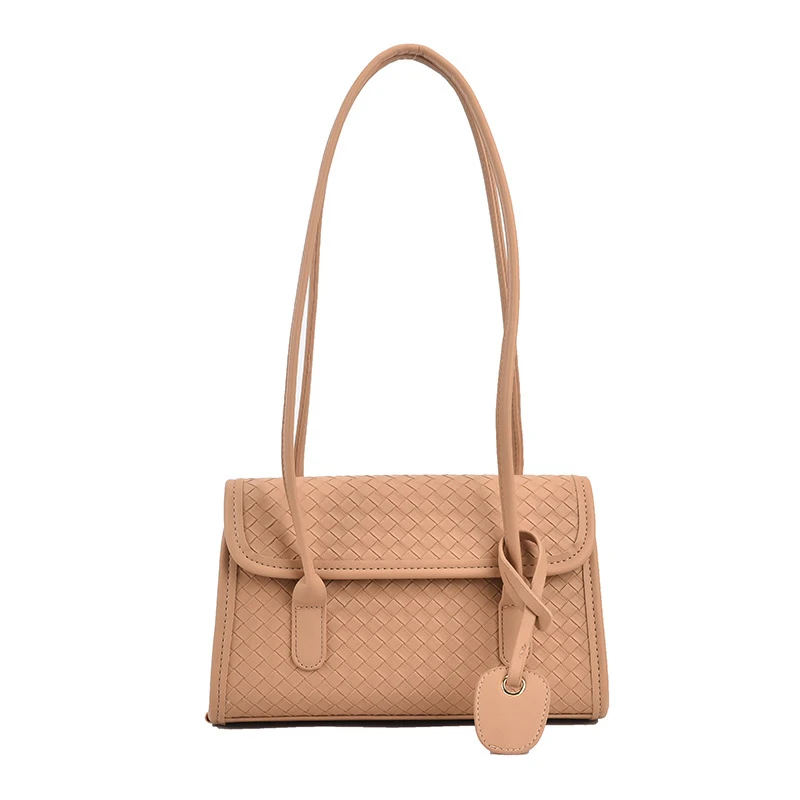 Fashion Female Bag Trend Solid Color Woven Plaid Korean Style Temperament Shoulder Bag, 3 color
Fashion Female Bag Trend Solid Color Woven Plaid Korean Style Temperament Shoulder Bag, 3 color