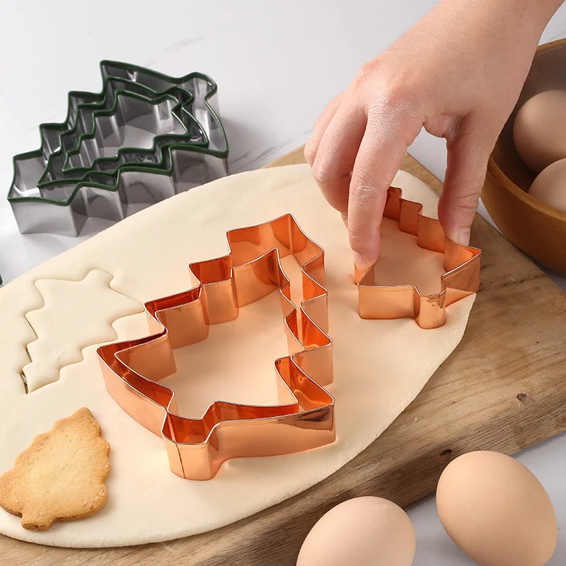 Christmas tree cookie mold Stainless steel Source Factory baking tools for DIY handmade
Christmas tree cookie mold Stainless steel Source Factory baking tools for DIY handmade