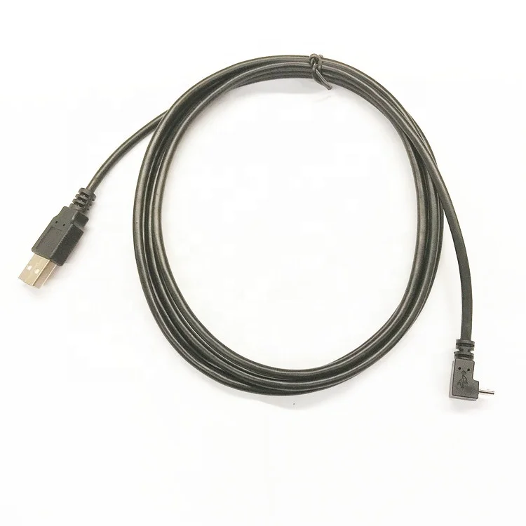Data Cable 90 Degree Angled 2.0 USB A-Micro USB B cable for mobile phone charger 2M, Black
Data Cable 90 Degree Angled 2.0 USB A-Micro USB B cable for mobile phone charger 2M, Black