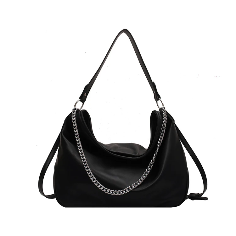 EG570 Large-capacity summer messenger chain soft handbag ladies black shoulders tote leather women bag
EG570 Large-capacity summer messenger chain soft handbag ladies black shoulders tote leather women bag