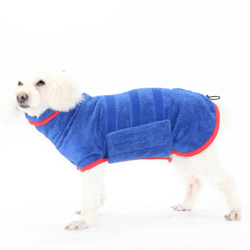 2021 new Wholesale Pet supplies Absorbent Pet dog Bathrobe clothing Wrapped Waist Adjustable Cat cute trendy luxury Dog Clothes
2021 new Wholesale Pet supplies Absorbent Pet dog Bathrobe clothing Wrapped Waist Adjustable Cat cute trendy luxury Dog Clothes
