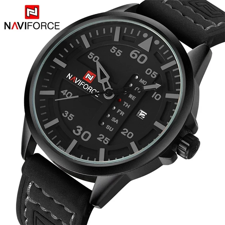 NAVIFORCE Luxury Brand Mens Watches Fashion Casual Leather Band Sports Quartz WristWatch Calendar Waterproof Clock Male Watch
NAVIFORCE Luxury Brand Mens Watches Fashion Casual Leather Band Sports Quartz WristWatch Calendar Waterproof Clock Male Watch