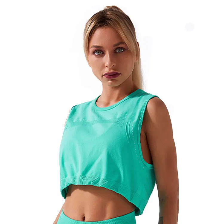 2021 New Yoga Tops Fashion Fitness Wear Breathable Yoga Top High-end Seamless High Elastic Gym Clothes Women
2021 New Yoga Tops Fashion Fitness Wear Breathable Yoga Top High-end Seamless High Elastic Gym Clothes Women