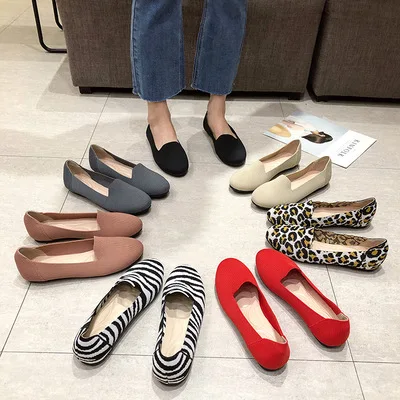 Latest Design Casual Ladies Pump Flat Shoes Round Toe Fly Knit Shoes Flats Women Low Heel Comfortable Flat Shoes
Latest Design Casual Ladies Pump Flat Shoes Round Toe Fly Knit Shoes Flats Women Low Heel Comfortable Flat Shoes