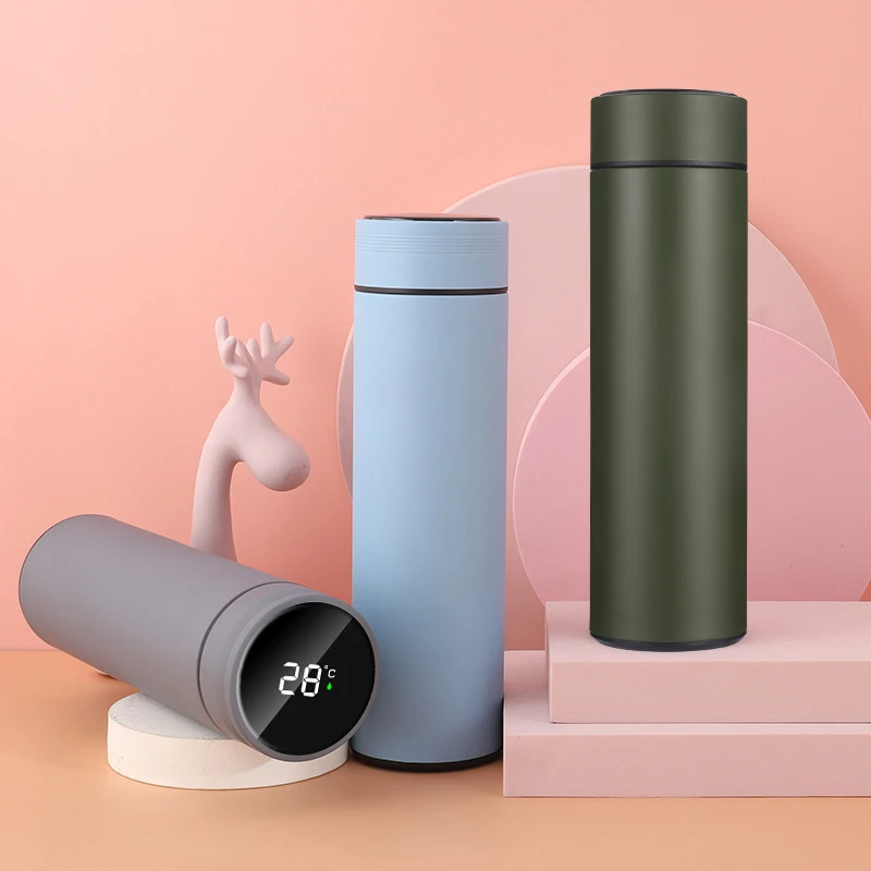 Food Grade Double Wall Stainless Steel Vaccum Insulated Coffee Flask With Temperature Smart water bottle, 5 colors
Food Grade Double Wall Stainless Steel Vaccum Insulated Coffee Flask With Temperature Smart water bottle, 5 colors