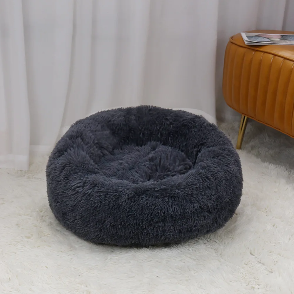 

Washable More Color Donut Fluffy Modern Pet Supplies Dog Cute Bed Cushion Sofa