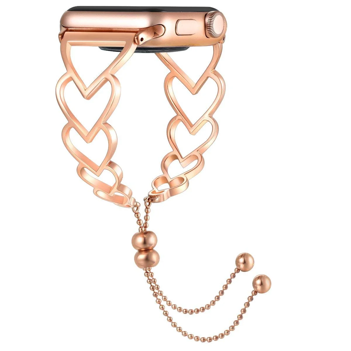 Hot Fashion Watch Band Luxury Stainless Steel Metal Wristband Adjustable Length Chain Loop Strap For Apple Watch7 6 5 4 Series, 6colors
Hot Fashion Watch Band Luxury Stainless Steel Metal Wristband Adjustable Length Chain Loop Strap For Apple Watch7 6 5 4 Series, 6colors