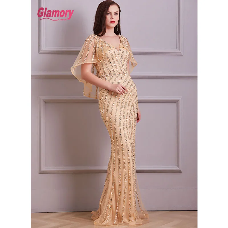 Real Pictures Evening Dresses Hand-beaded Ladies Pary Wear Gown Mermaid Prom Dress With Low Price
Real Pictures Evening Dresses Hand-beaded Ladies Pary Wear Gown Mermaid Prom Dress With Low Price