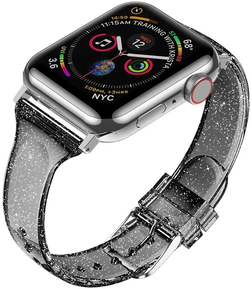 2020 New Silicone Strap For Apple Watch Band 40mm 44mm Slim Glitter Bracelet For Apple watch Band Serie 6 5 4 3, Black,white,blue,red,pink
2020 New Silicone Strap For Apple Watch Band 40mm 44mm Slim Glitter Bracelet For Apple watch Band Serie 6 5 4 3, Black,white,blue,red,pink