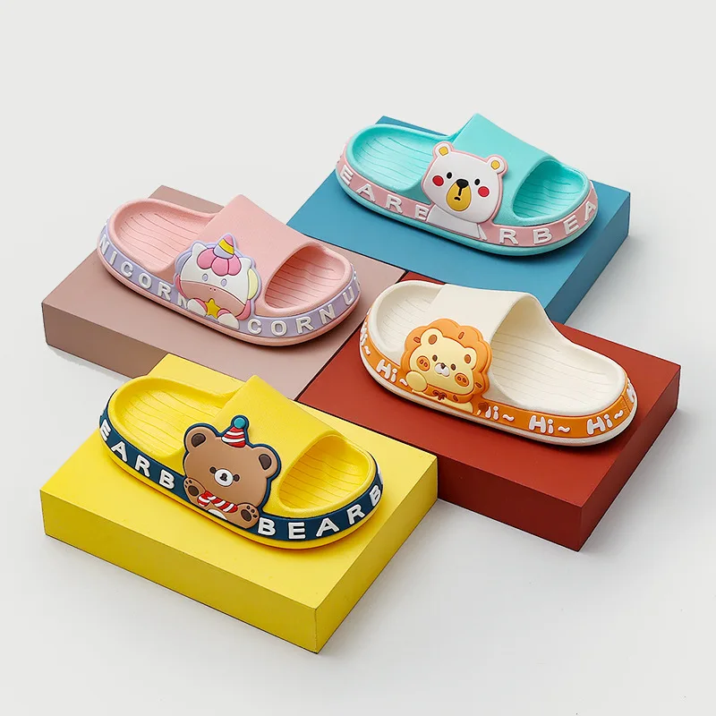 Children's sandals and slippers non-slip summer new baby baby home shoes soft bottom indoor male cartoon flip flops
Children's sandals and slippers non-slip summer new baby baby home shoes soft bottom indoor male cartoon flip flops