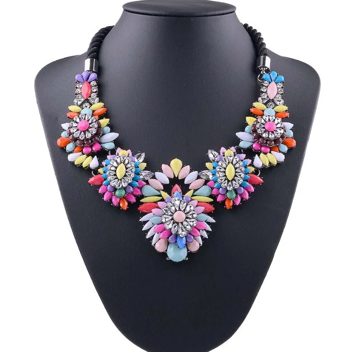 Fancy New design acrylic fashion statement Jewelry Vintage Flower Retro Fashion Necklace
Fancy New design acrylic fashion statement Jewelry Vintage Flower Retro Fashion Necklace