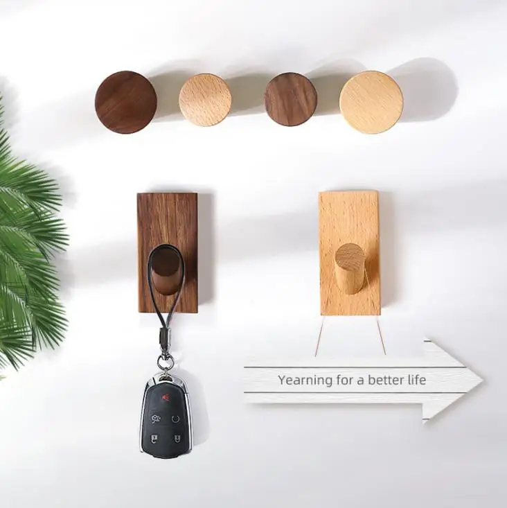 Modern Handmade Wall Mounted Single Wall Hat Towel Rack Wooden Coat Hooks For Home, Dark brown and light brown
Modern Handmade Wall Mounted Single Wall Hat Towel Rack Wooden Coat Hooks For Home, Dark brown and light brown