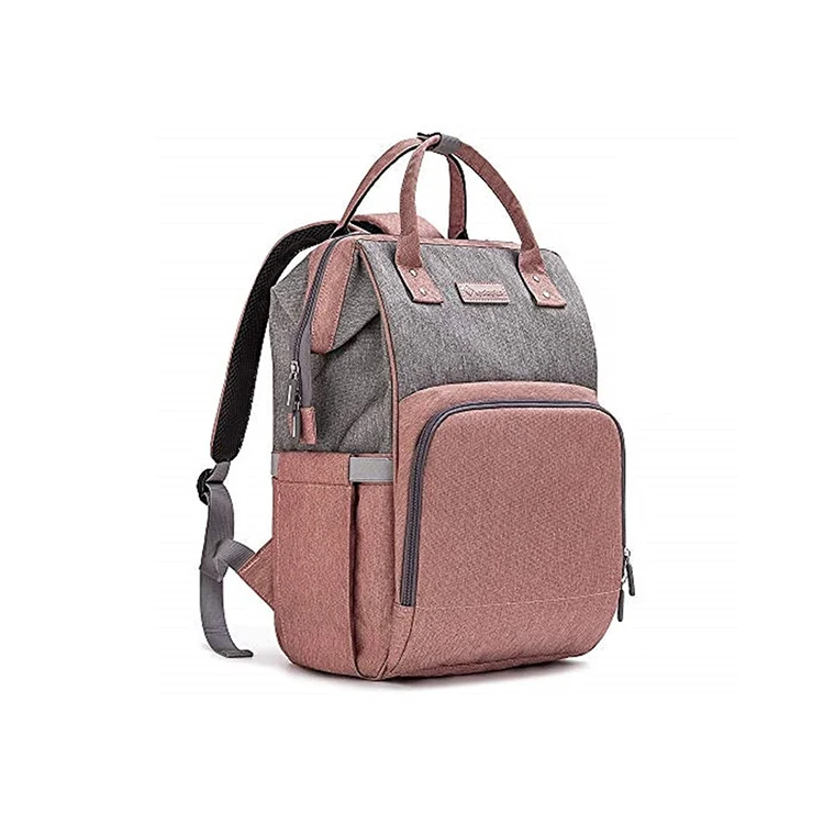 Custom Adul Diaper Empty Packing Bag Pink and Dark Grey Bed Waterproof Multifunction Diaper Bag, Accept customized
Custom Adul Diaper Empty Packing Bag Pink and Dark Grey Bed Waterproof Multifunction Diaper Bag, Accept customized