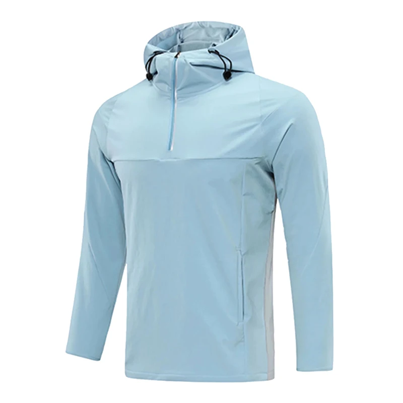 Fashion Design Men's Sports Hoodies with Half Zipper Breathable Gym Wearing Hoodies with Custom LOGO Man Outdoor Active Hoodie, Blue/navy/black
Fashion Design Men's Sports Hoodies with Half Zipper Breathable Gym Wearing Hoodies with Custom LOGO Man Outdoor Active Hoodie, Blue/navy/black