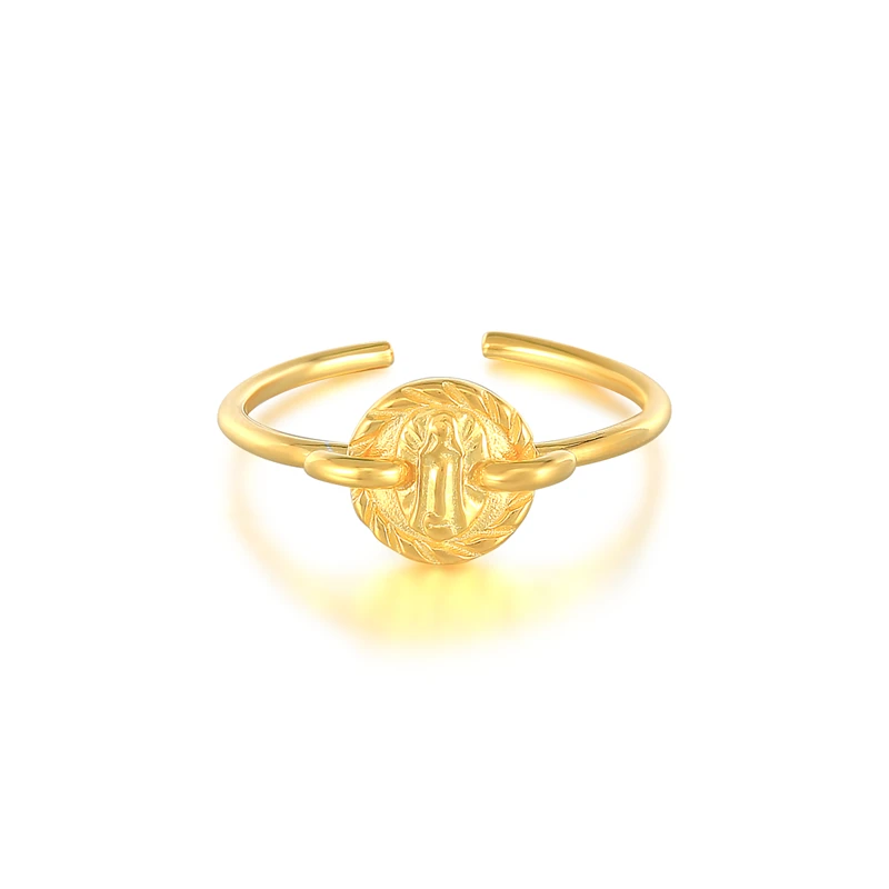 CANNNER 18K Gold Plated Sterling Silver Round Virgin Mary Open Rings Jewelry Ring For Girls
CANNNER 18K Gold Plated Sterling Silver Round Virgin Mary Open Rings Jewelry Ring For Girls