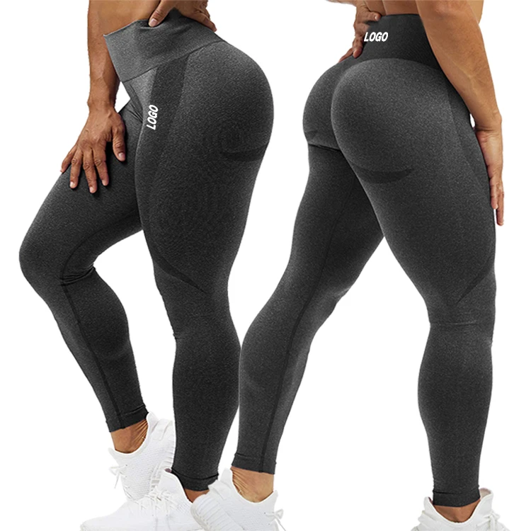 High waisted workout yoga leggings women seamless sport butt lift leggings, Customized colors
High waisted workout yoga leggings women seamless sport butt lift leggings, Customized colors