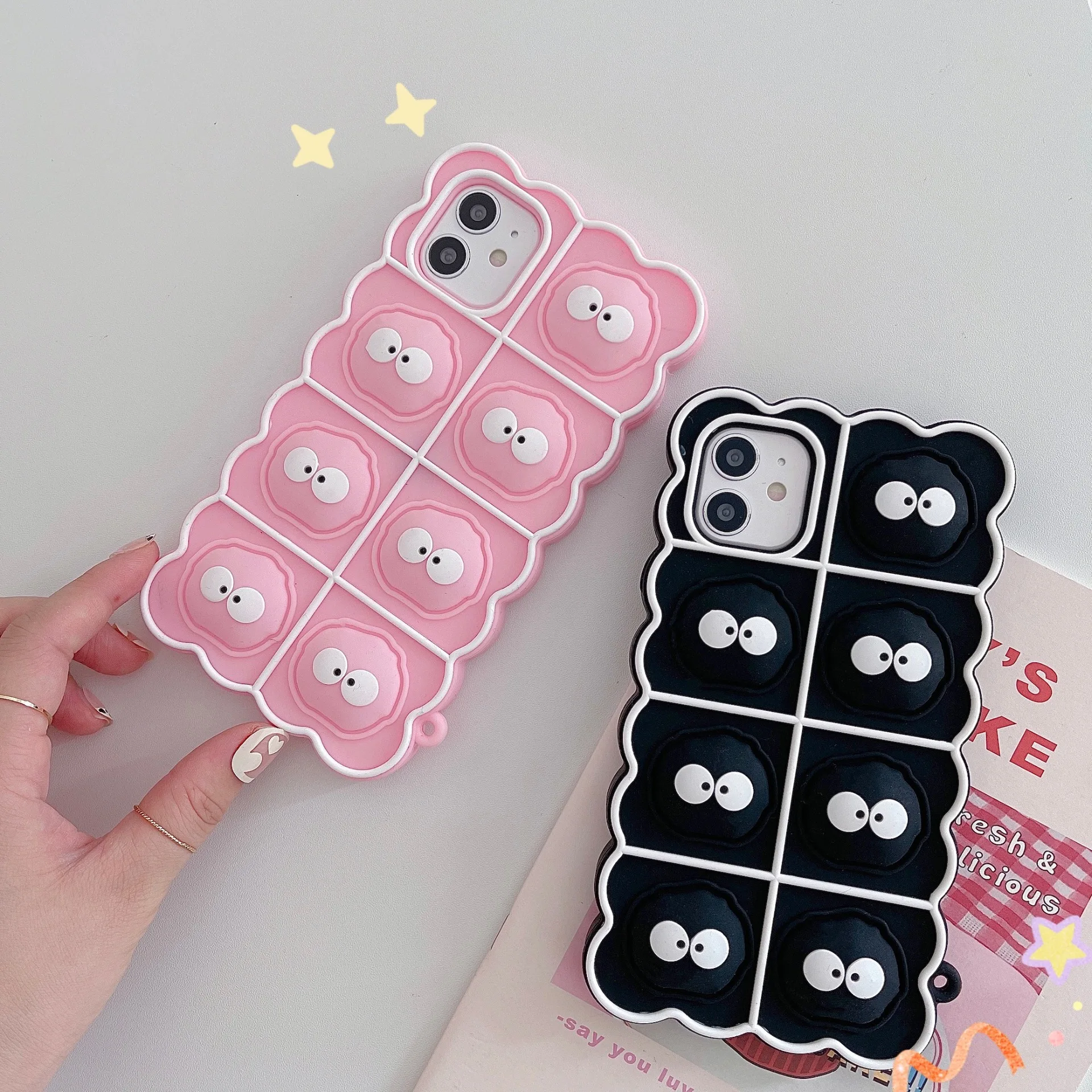 Cute Fashion Funny Decompression Silicone Anti Fall Shockproof Mobile Cover Phone Case for iPhone 13 Pro Max Mini
Cute Fashion Funny Decompression Silicone Anti Fall Shockproof Mobile Cover Phone Case for iPhone 13 Pro Max Mini