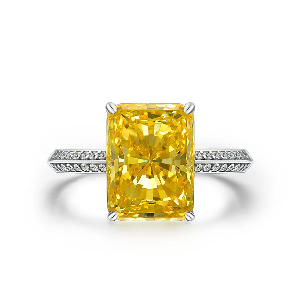 Elegant Rings Zircon Wedding 9*12 mm Yellow Dimond Rings 925 Sterling Silver Ring Jewelry, Picture shows
Elegant Rings Zircon Wedding 9*12 mm Yellow Dimond Rings 925 Sterling Silver Ring Jewelry, Picture shows