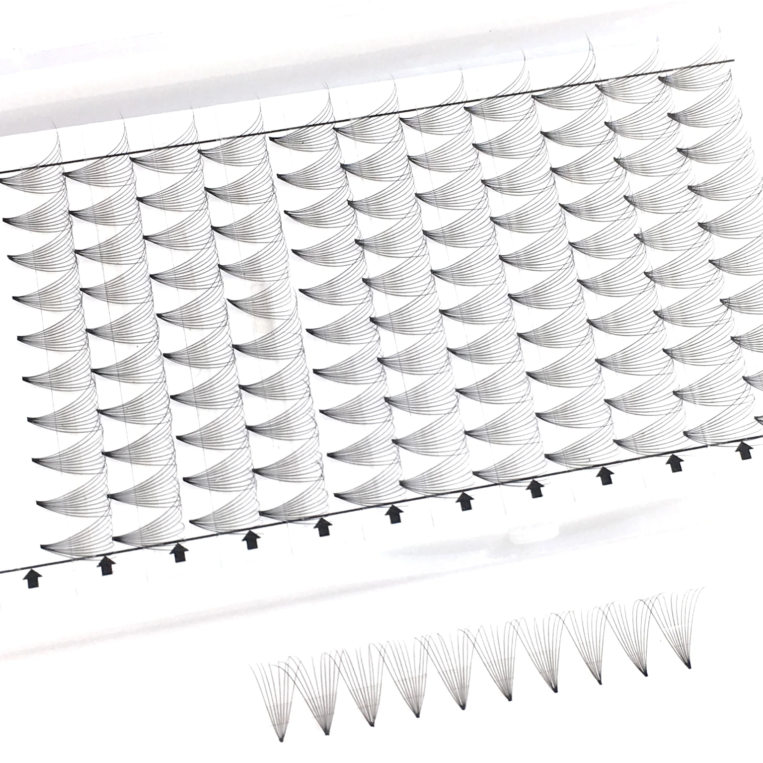 premade eyelash fans .03 10d short stem fans eyelashes soft russian premade volume fan eyelash extensions mink, Black
premade eyelash fans .03 10d short stem fans eyelashes soft russian premade volume fan eyelash extensions mink, Black