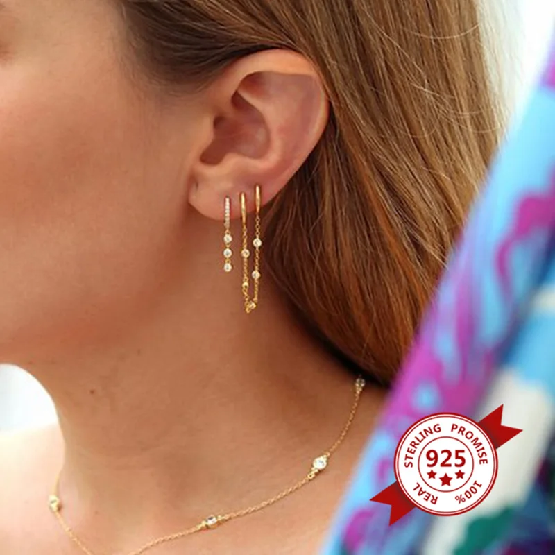 France designer chain earrings Sterling Silver jewelry S925 brass gold plated crystal fine earrings for girls
France designer chain earrings Sterling Silver jewelry S925 brass gold plated crystal fine earrings for girls