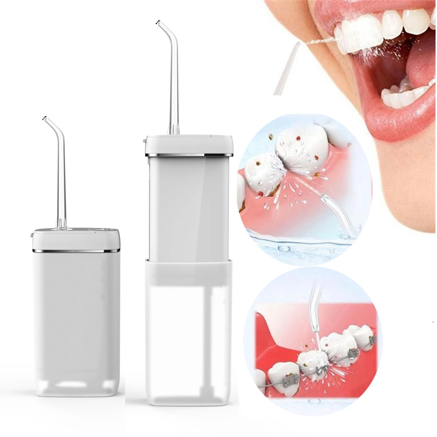

Cordless Electric Oral Irrigator Dental For Teeth Whitening Toothbrush With Cordless Price In Pakistan Ipx8 Water Flosser, White/pink/blue