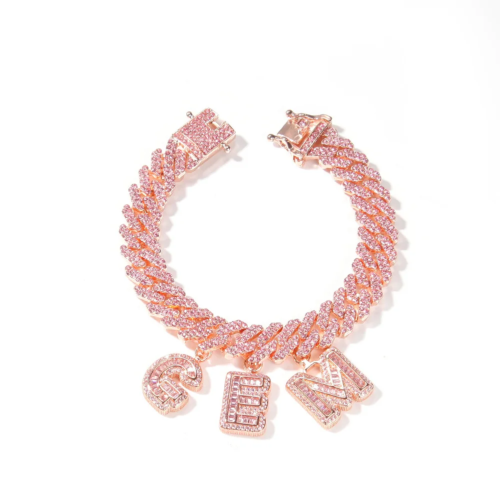 12mm Bar Pink Diy Stitching Letter Cuban Chain Personalized Custom Diamond Necklace For Women Custom Necklace Packaging
12mm Bar Pink Diy Stitching Letter Cuban Chain Personalized Custom Diamond Necklace For Women Custom Necklace Packaging