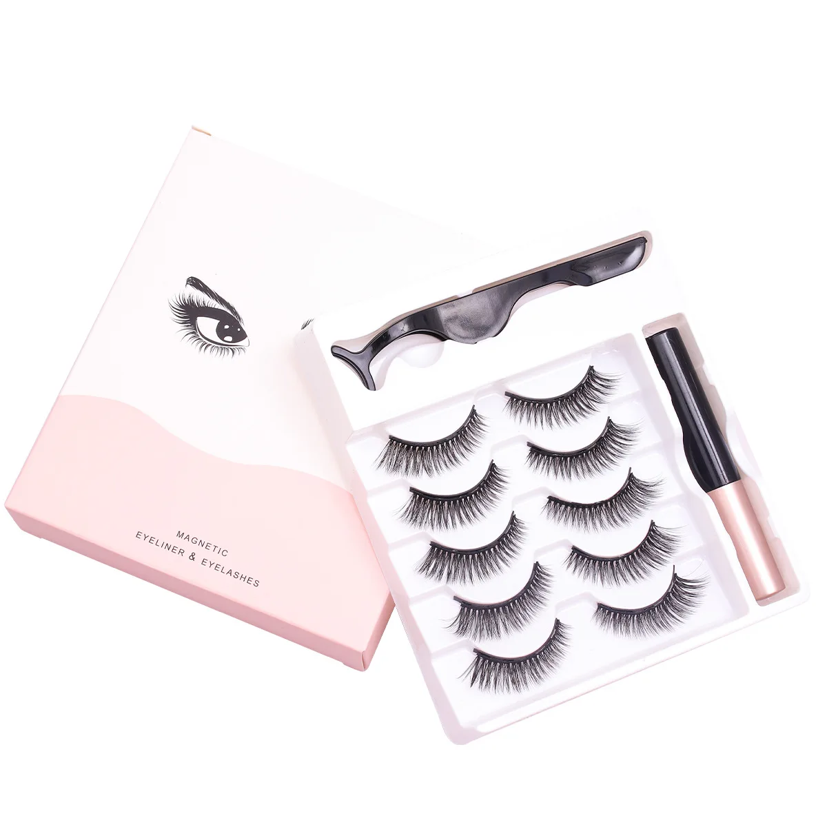 Wholesale Strip Magnetic Eyelash Extension Real Mink Eye Lashes Private Label Packaging Box 3D Mink Eyelashes, Black color
Wholesale Strip Magnetic Eyelash Extension Real Mink Eye Lashes Private Label Packaging Box 3D Mink Eyelashes, Black color
