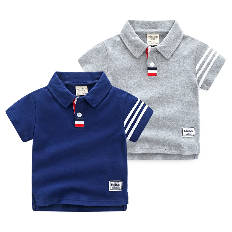 Summer casual new cotton solid short-sleeved kids clothing children's t-shirt sports shirt boys polo shirt, Picture shows 
Summer casual new cotton solid short-sleeved kids clothing children's t-shirt sports shirt boys polo shirt, Picture shows