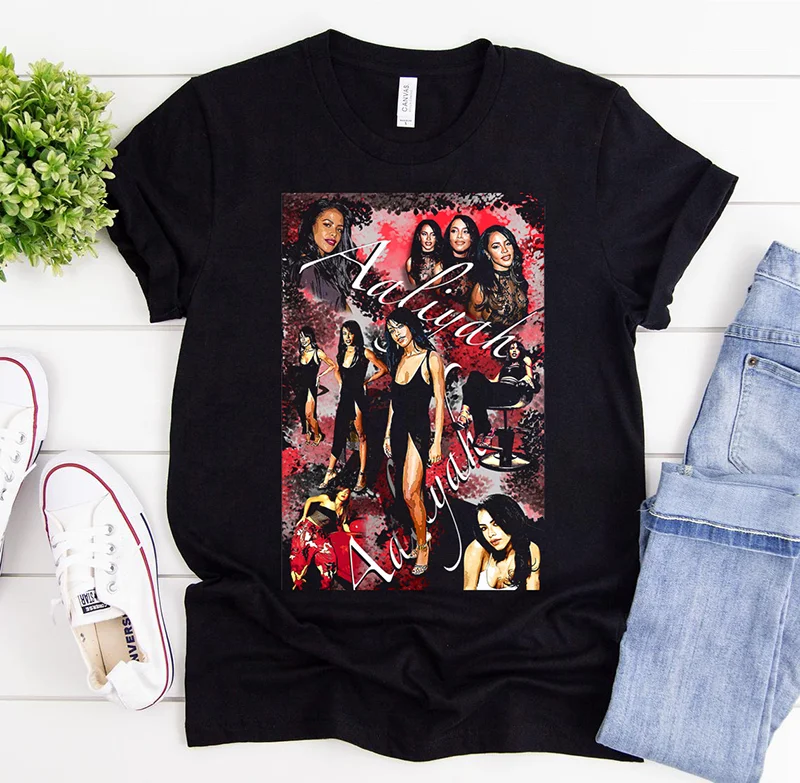 Wholesale Soft Cotton T-shirt Custom Women Aaliyah Sade Ariana Graphic Tshirts for Women Designer Tshirts, Picture showed
Wholesale Soft Cotton T-shirt Custom Women Aaliyah Sade Ariana Graphic Tshirts for Women Designer Tshirts, Picture showed