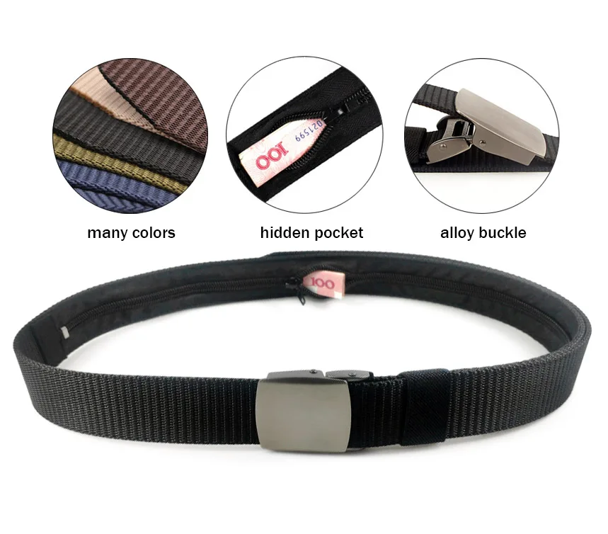 Women Outdoor Sports 3.8cm Man Anti-Lost Canvas Tank Nylon Hidden Zip Travel Money Web Belt with Pocket, Black,army green,brown,grey,navy,khaki
Women Outdoor Sports 3.8cm Man Anti-Lost Canvas Tank Nylon Hidden Zip Travel Money Web Belt with Pocket, Black,army green,brown,grey,navy,khaki