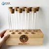 6holes Wooden test tube rack for pet test tube