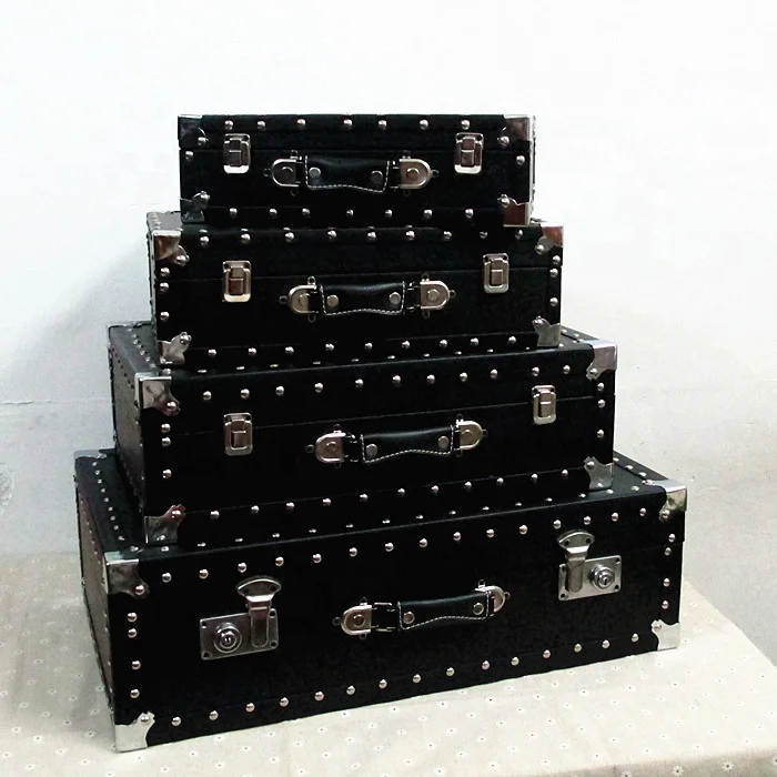 Sharemore Retro nostalgic box furnishings luggage set European photography props leather case clothing window display suitcase, Multi
Sharemore Retro nostalgic box furnishings luggage set European photography props leather case clothing window display suitcase, Multi