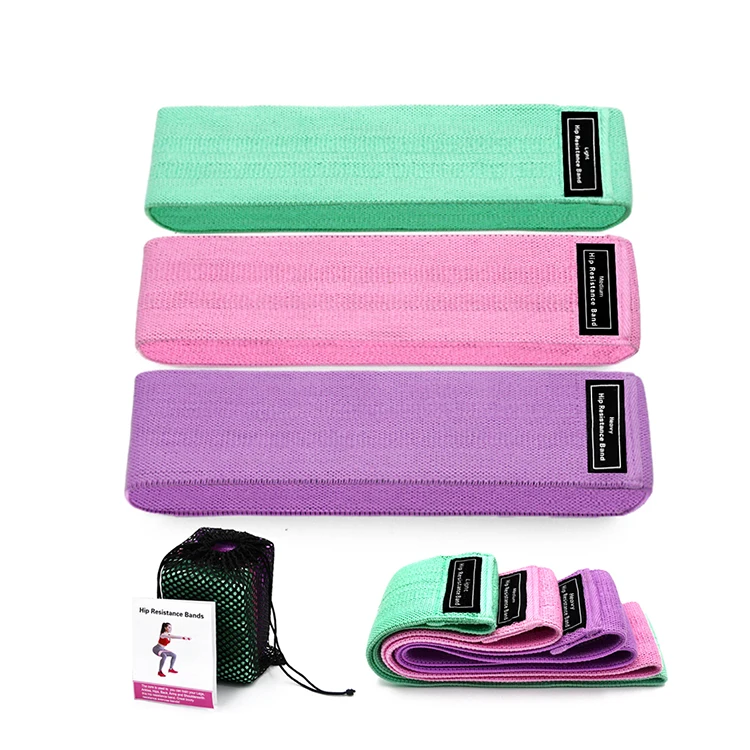 Wholesale Custom Fabric Cotton Band Hip Fitness Home Exercise Resistance Bands Set, Multi color
Wholesale Custom Fabric Cotton Band Hip Fitness Home Exercise Resistance Bands Set, Multi color