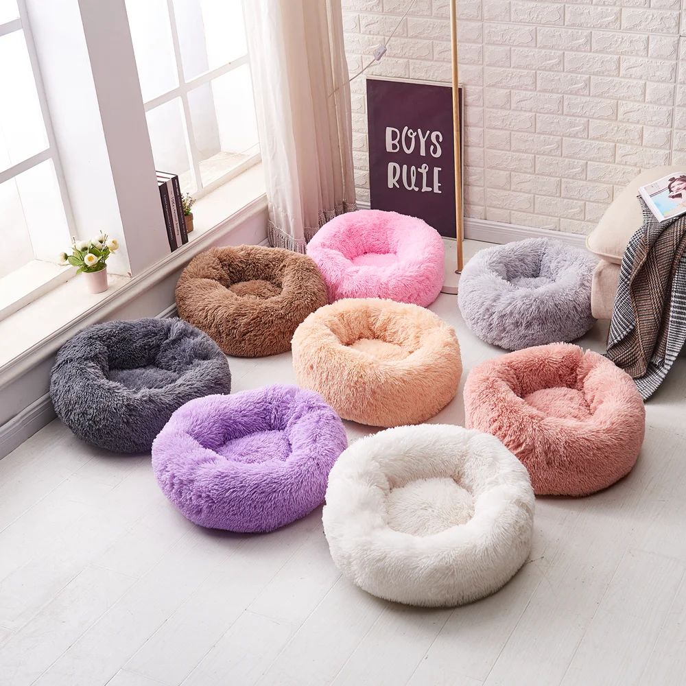 Long Faux Fur Pet Bed Comfortable Waterproof Plush Donut Round Dog Bed Dropshipping Soft Washable Cat Bed Removable Pet Cushion, Color
Long Faux Fur Pet Bed Comfortable Waterproof Plush Donut Round Dog Bed Dropshipping Soft Washable Cat Bed Removable Pet Cushion, Color