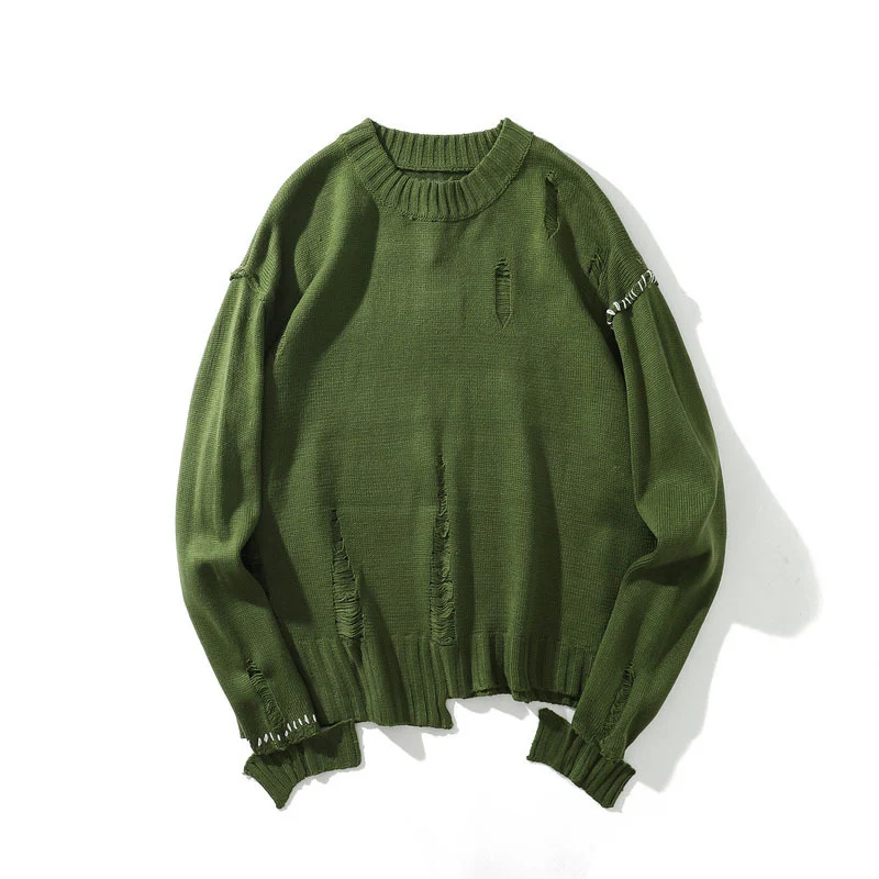 Factory Custom Shabby Long Sleeve O Neck Fringe Cotton Sweater Unisex Solid Color Off Shoulder High Street Knit Pullover, Customized color
Factory Custom Shabby Long Sleeve O Neck Fringe Cotton Sweater Unisex Solid Color Off Shoulder High Street Knit Pullover, Customized color