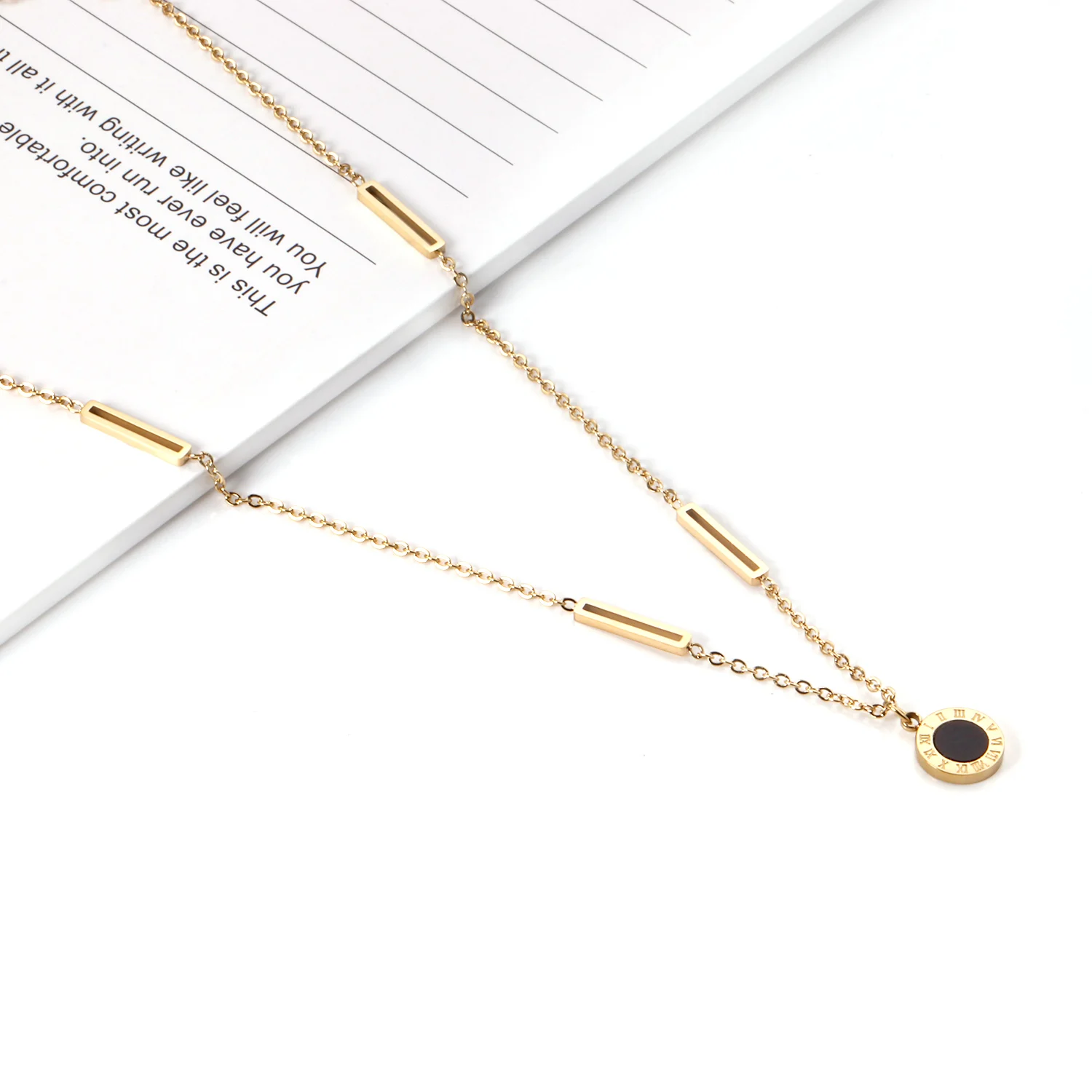 xijiao Ason Luxury Charm Stainless Steel 18k Gold Jewelry Pendant Necklace for Christmas Gifts 
xijiao Ason Luxury Charm Stainless Steel 18k Gold Jewelry Pendant Necklace for Christmas Gifts