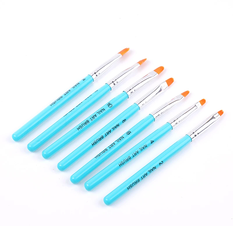 High Quality 7PCS Nylon Hair Wooden Handle Round Tail Gel Nail Brush Set, Pictures showed
High Quality 7PCS Nylon Hair Wooden Handle Round Tail Gel Nail Brush Set, Pictures showed