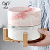 /product-detail/nordic-creative-marbled-ceramic-bowl-fruit-dessert-bowl-salad-ceramic-bowl-with-bamboo-shelf-62288004081.html