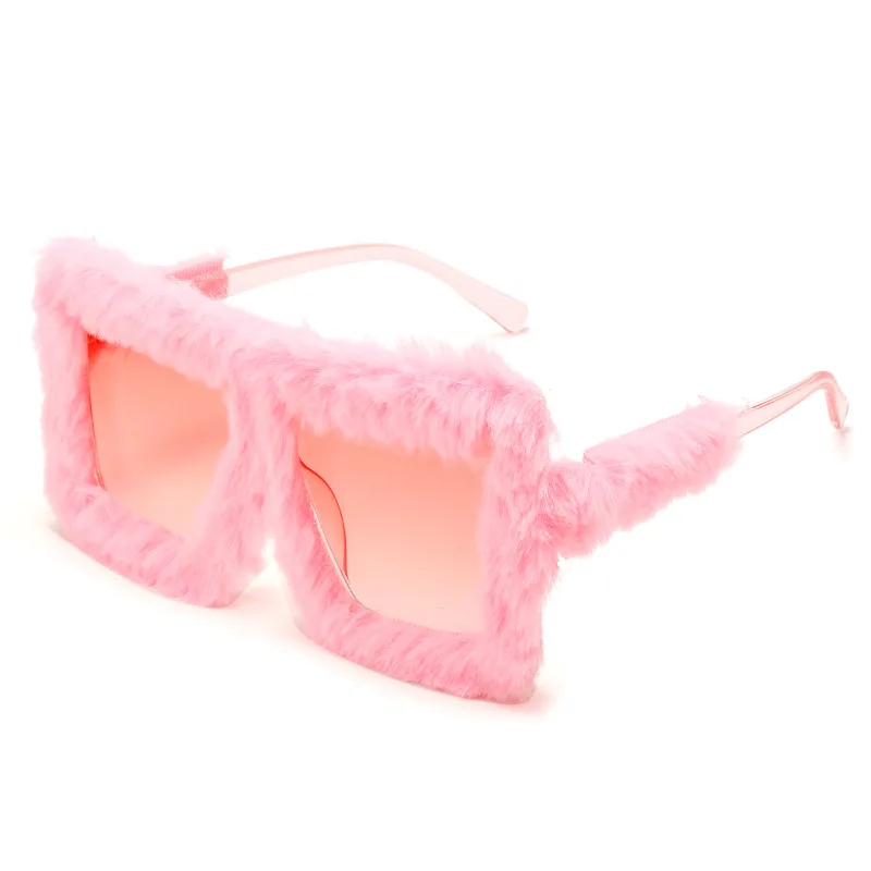 cheap Latest Fashion Style Pink Cute Square Oversized plastic Party Fur sunglasses for women girl
cheap Latest Fashion Style Pink Cute Square Oversized plastic Party Fur sunglasses for women girl