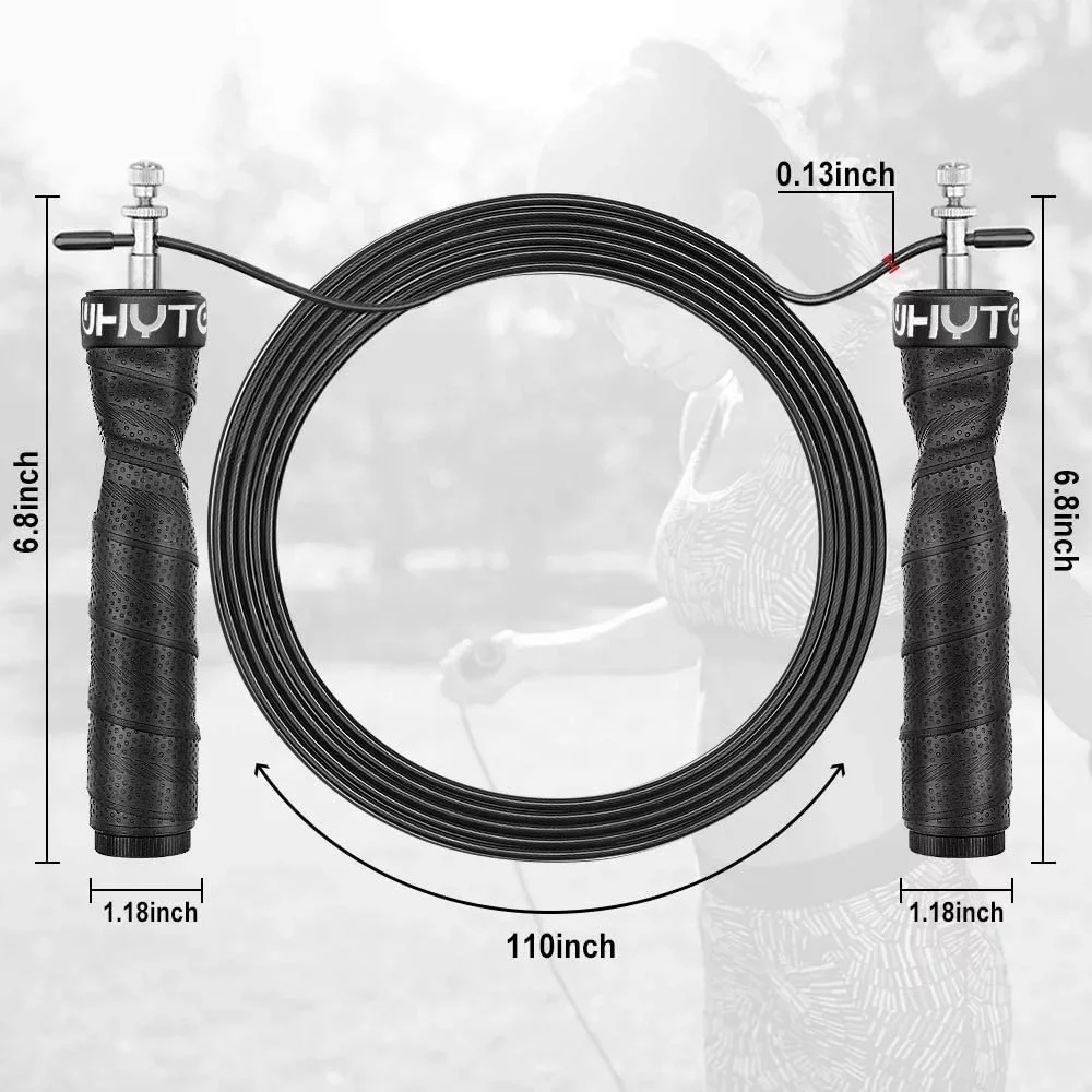 Fitness Speed Jumping Rope Jumping Weight Jumping Exercise with Ball Bearings Anti-Slip Handle, Custom color
Fitness Speed Jumping Rope Jumping Weight Jumping Exercise with Ball Bearings Anti-Slip Handle, Custom color