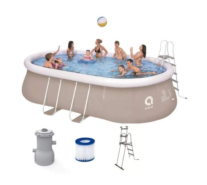 Durable Jilong 17449DE inflatable swimming pool large family paly pool Oval prompt fast set pool
Durable Jilong 17449DE inflatable swimming pool large family paly pool Oval prompt fast set pool