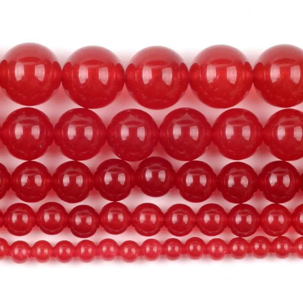 Wholesale Natural Red Jade Stone Beads Round Loose Spacer Beads For Jewelry Making DIY Bracelet Handmade
Wholesale Natural Red Jade Stone Beads Round Loose Spacer Beads For Jewelry Making DIY Bracelet Handmade