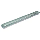 Stainless steel+pc lens led light triproof 2*58w led tube light
