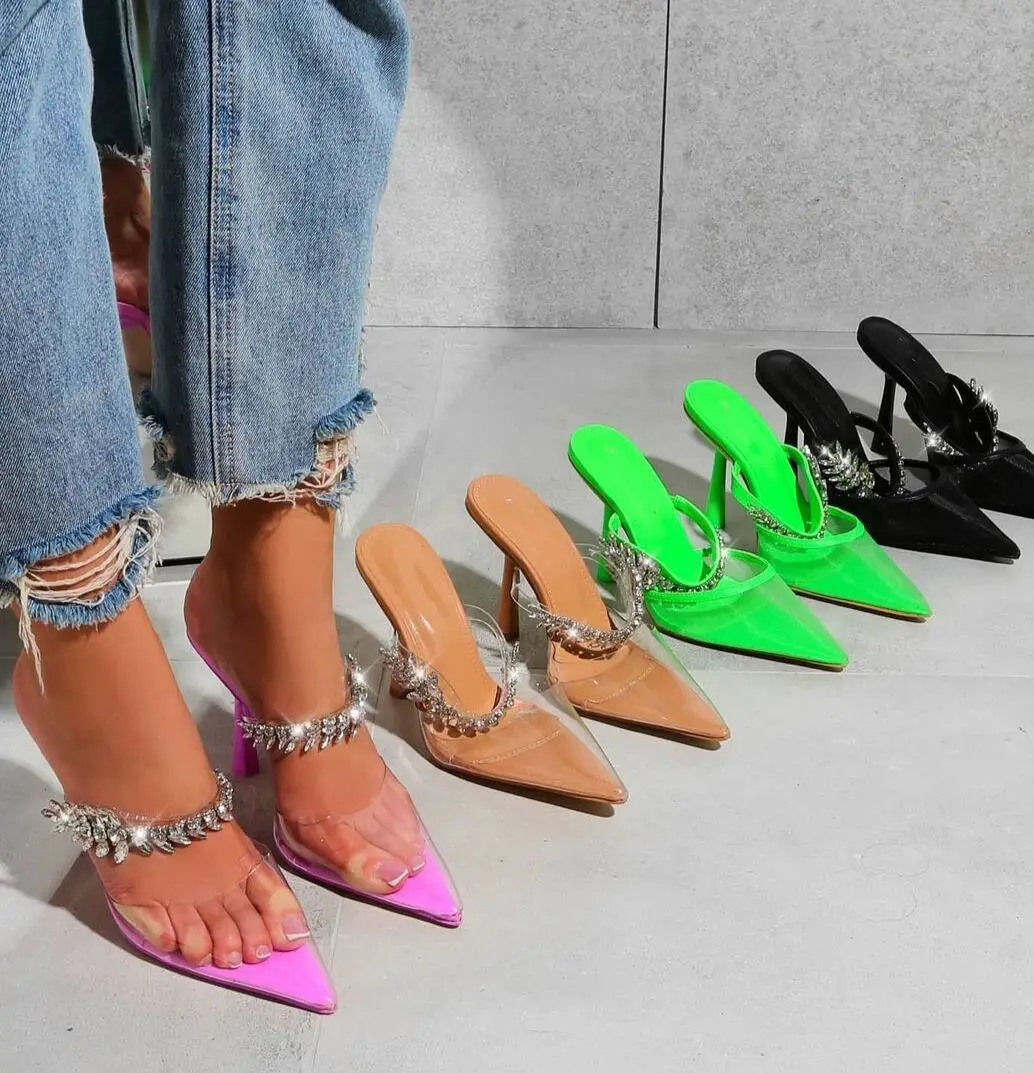 Droshipping shoes jelly shoes women rhinestone pointed toe high heel sandals for women
Droshipping shoes jelly shoes women rhinestone pointed toe high heel sandals for women