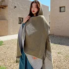 Acrylic Scarf Acrylic Wholesale Fashionable Acrylic Poncho Excellent Quality Knitting Poncho Scarf For Women