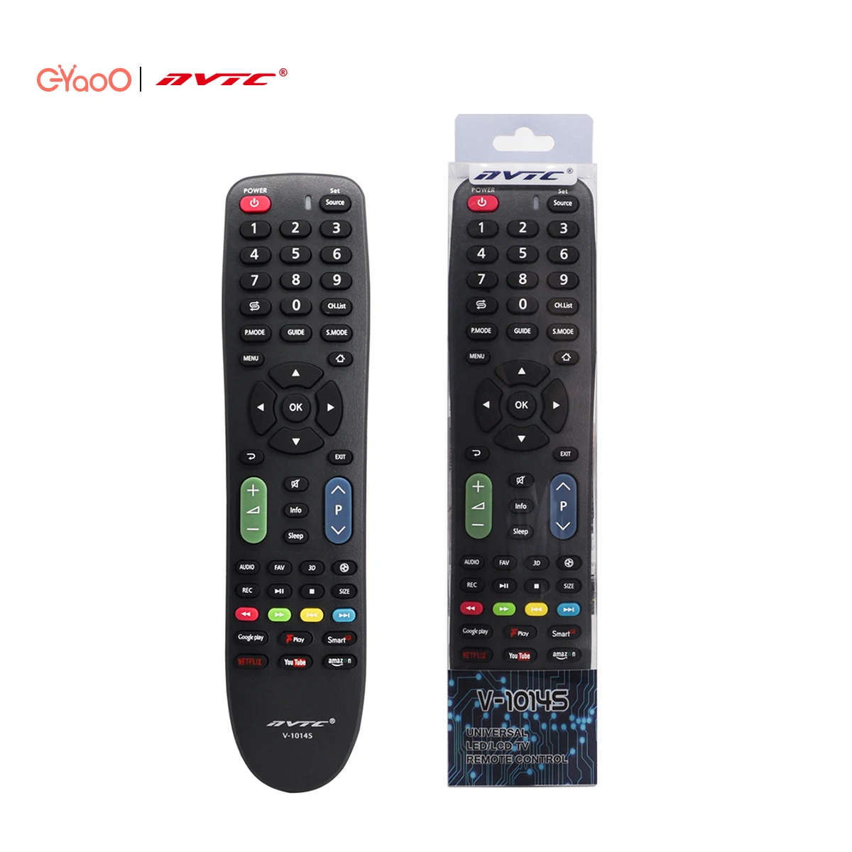 NVTC V-1014S Customization Smart LCD LED Codes Controller TV Universal Remote Control
NVTC V-1014S Customization Smart LCD LED Codes Controller TV Universal Remote Control