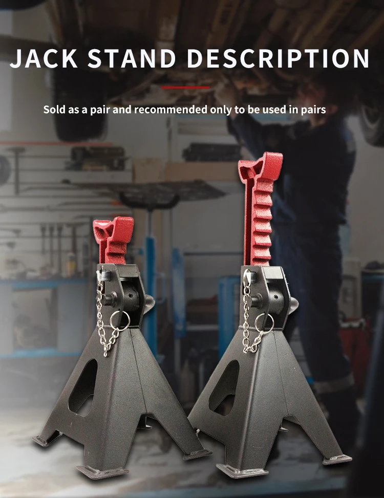 good quality best price 3 ton manual adjustable jack stand