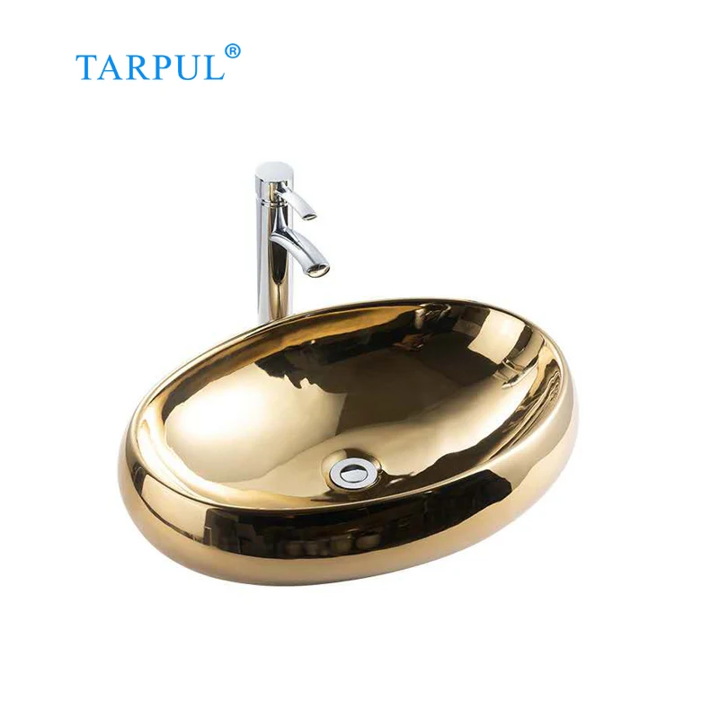 gold Table Mounting Wash Basin
