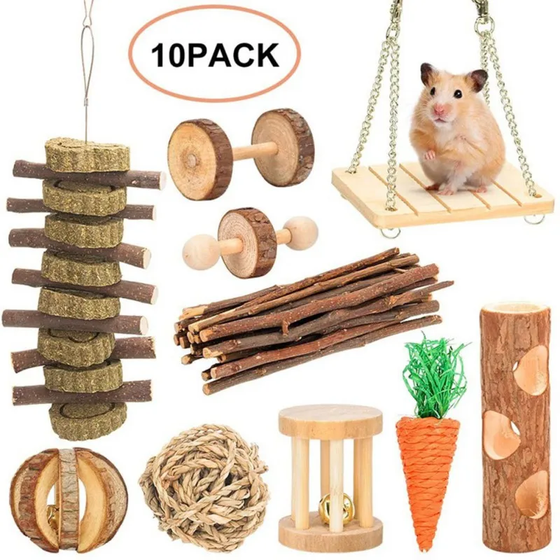 Hamster Combination Toy Hamster Rabbit Grass Cake Skewer Carrot Wooden Molars Combination 10 Piece Set
Hamster Combination Toy Hamster Rabbit Grass Cake Skewer Carrot Wooden Molars Combination 10 Piece Set