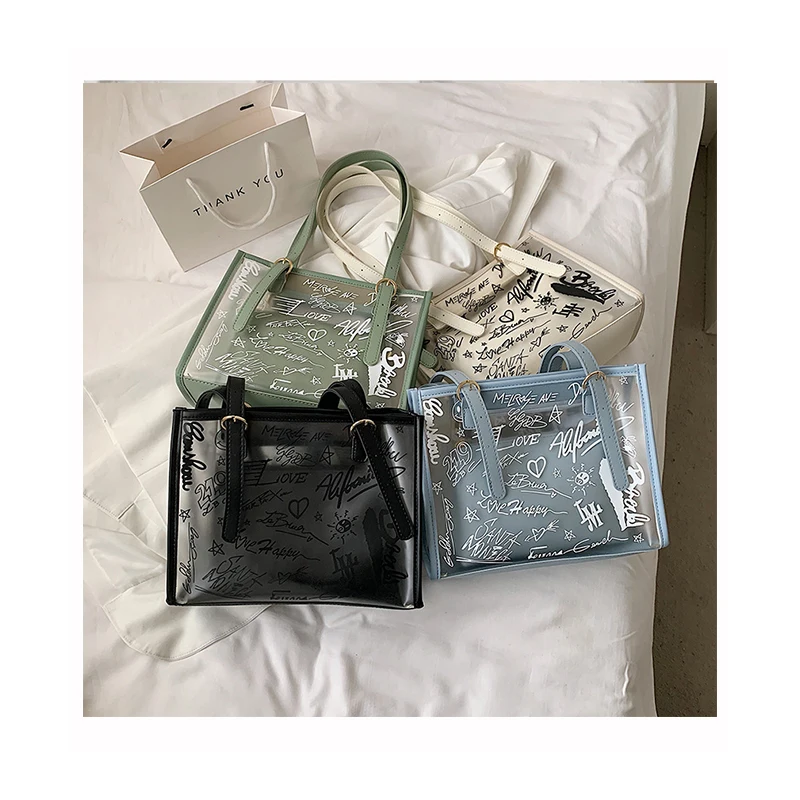 Novel Designer Women Hand Bags Sweet Graffiti PVC Underarm Bags With Adjustable Shoulder Strap Fashion Purses And Handbags Bolsa
Novel Designer Women Hand Bags Sweet Graffiti PVC Underarm Bags With Adjustable Shoulder Strap Fashion Purses And Handbags Bolsa